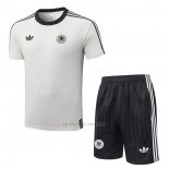 Chandal del Alemania Manga Corta 2026-2027 Crema - Pantalon Corto