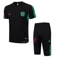 Chandal del Bayern Munich Manga Corta 2023-2024 Negro - Pantalon Corto