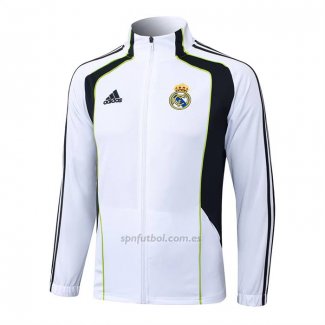 Chaqueta del Real Madrid 2025-2026 Blanco Negro