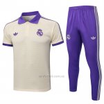 Conjunto Polo del Real Madrid 2025-2026 Amarillo