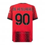 Camiseta AC Milan Jugador De Ketelaere Primera 2023-2024
