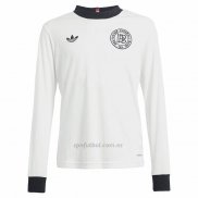 Camiseta Alemania 125 Aniversario Manga Larga 2025 Blanco
