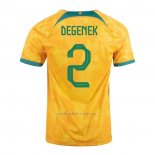 Camiseta Australia Jugador Degenek Primera 2022