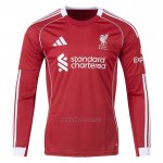 Camiseta Liverpool Primera Manga Larga 2025-2026