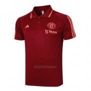 Camiseta Polo del Manchester United 2023-2024 Rojo