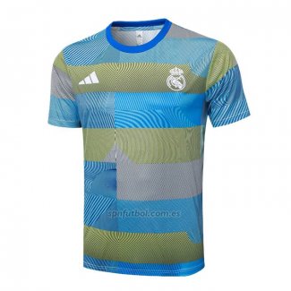 Camiseta de Entrenamiento Real Madrid 2025-2026 Azul Verde