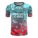 Camiseta de Entrenamiento Real Madrid Dragon 2024-2025 Verde y Rojo