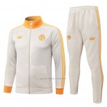 Chandal de Chaqueta del Bayern Munich Nino 2026-2027 Crema Naranja