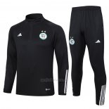 Chandal de Sudadera del Argelia 2023-2024 Negro