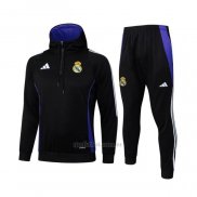 Chandal de Sudadera del NinoNinoReal Madrid Nino 2024-2025 Negro