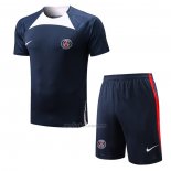 Chandal del Paris Saint-Germain Manga Corta 2022-2023 Azul - Pantalon Corto