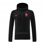 Chaqueta con Capucha del Chelsea 2024-2025 Negro