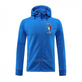 Chaqueta con Capucha del Italia 2022-2023 Azul
