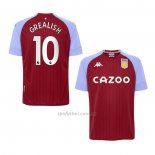 Camiseta Aston Villa Jugador Grealish Primera 2020-2021