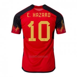 Camiseta Belgica Jugador E.Hazard Primera 2022