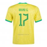 Camiseta Brasil Jugador Bruno G. Primera 2022