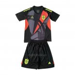 Camiseta Espana Portero Nino 2024 Negro