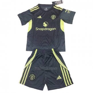 Camiseta Manchester United Portero Segunda Nino 2025-2026