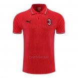 Camiseta Polo del AC Milan 2022-2023 Rojo