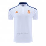 Camiseta Polo del Real Madrid 2022-2023 Blanco y Azul