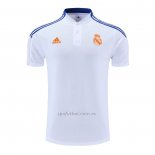 Camiseta Polo del Real Madrid 2022-2023 Blanco y Azul