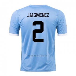 Camiseta Uruguay Jugador J.M.Gimenez Segunda 2022