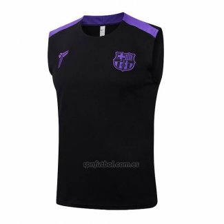 Camiseta de Entrenamiento Barcelona Sin Mangas 2025-2026 Negro Purpura