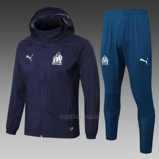 Chandal de Rompevientos del Olympique Marsella 2024-2025 Azul