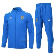 Chandal de Rompevientos del Real Madrid 2026-2027 Azul