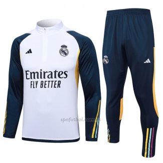 Chandal de Sudadera del Real Madrid 2023-2024 Blanco