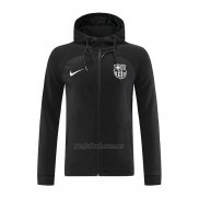 Chaqueta con Capucha del Barcelona 2022-2023 Negro