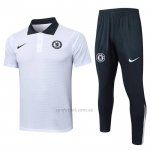 Conjunto Polo del Chelsea 2025-2026 Blanco