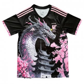 Tailandia Camiseta Japon Dragon 2024-2025 Negro y Rosa