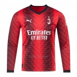 Camiseta AC Milan Primera Manga Larga 2023-2024