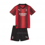 Camiseta AC Milan Primera Nino 2023-2024