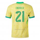 Camiseta Brasil Jugador Endrick Primera 2024