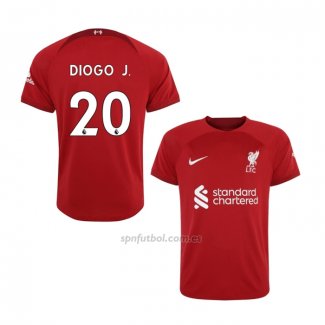 Camiseta Liverpool Jugador Diogo J. Primera 2022-2023