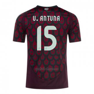 Camiseta Mexico Jugador U.Antuna Primera 2024