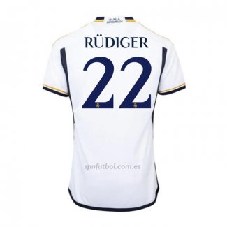 Camiseta Real Madrid Jugador Rudiger Primera 2023-2024