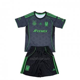 Camiseta Tigres UANL Tercera Nino 2025-2026