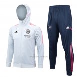 Chandal con Capucha del Arsenal 2023-2024 Gris