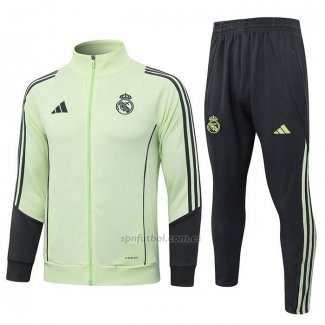 Chandal de Chaqueta del Real Madrid 2025-2026 Verde Negro