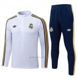 Chandal de Sudadera del Real Madrid Nino 2026-2027 Blanco