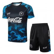 Chandal del Napoli Manga Corta 2024-2025 Azul - Pantalon Corto