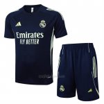 Chandal del Real Madrid Manga Corta 2025-2026 Azul - Pantalon Corto