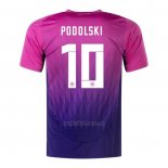 Camiseta Alemania Jugador Podolski Segunda 2024