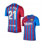 Camiseta Barcelona Jugador F.De Jong Primera 2021-2022
