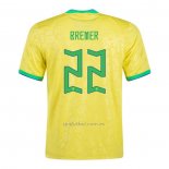 Camiseta Brasil Jugador Bremer Primera 2022