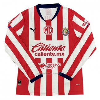 Camiseta Guadalajara Primera Manga Larga 2024-2025