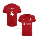 Camiseta Liverpool Jugador Virgil Primera 2022-2023